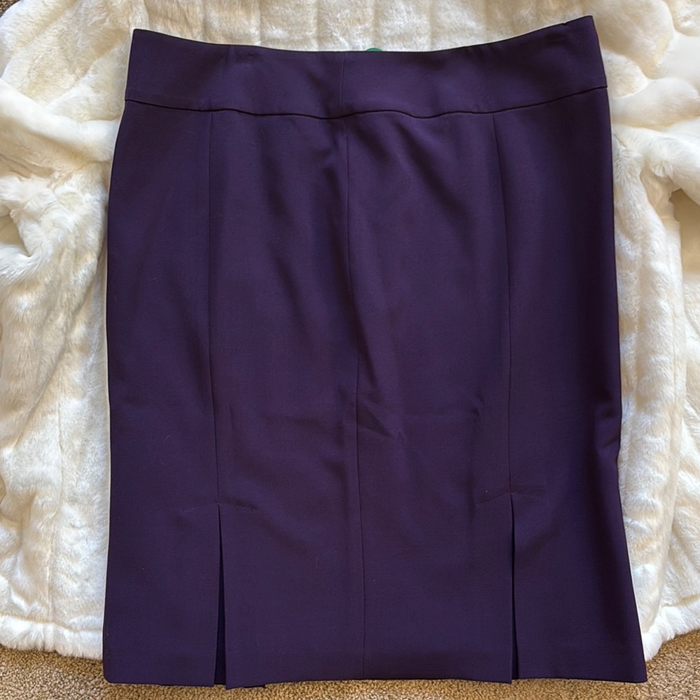 Evan Picone Purple Skirt Knee-length for Work